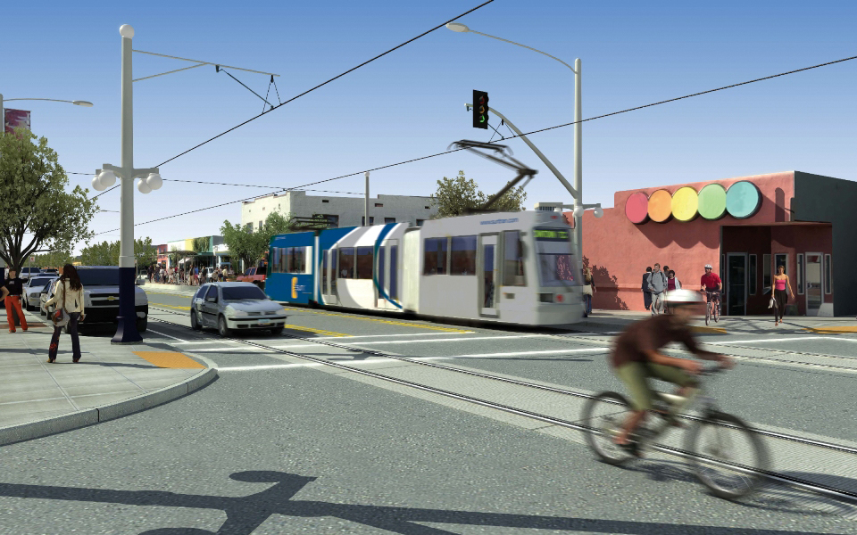 The Tucson Modern Streetcar project was awarded $63 million in the first round of TIGER funding. (Image: Tucson Regional Transit Authority)