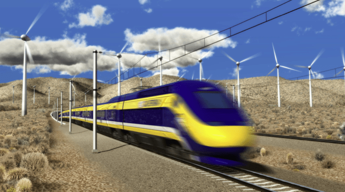 California high speed rail could be especially at risk if Republicans rescind stimulus funds. Image: ##http://www.cahighspeedrail.ca.gov/gallery_statewide_01.aspx##CA High Speed Rail Authority#
