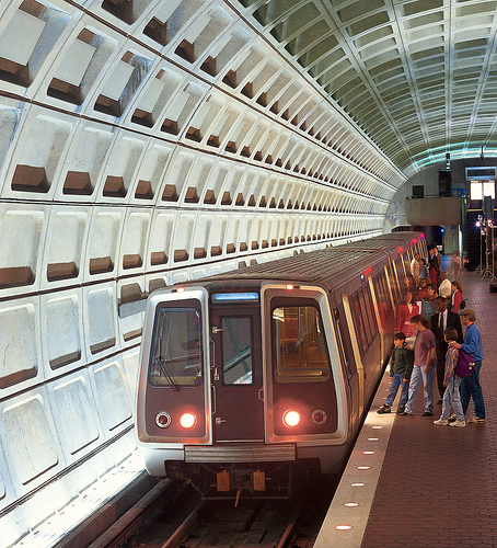 Transit riders' tax benefits hinge on Congress ironing out an agreement on tax cuts for the rich. Image: ##http://woldcnews.com/DCnews/woldcnews/expanded-cell-phone-coverage-coming-to-metrorail/##WOL##