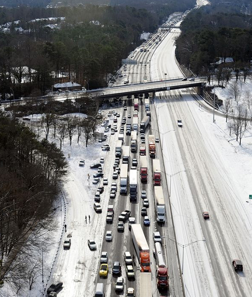 What's the answer Atlanta's traffic nightmare this week? Image: The Casa Curtis