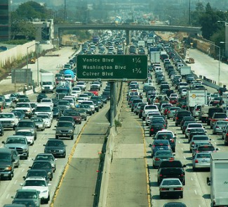 For starters, let's agree that the solution to traffic congestion on roads like this isn't to build more roads like this. Photo: flickr/##http://www.flickr.com/photos/atwatervillage/842866223/##Atwater Village Newbie##