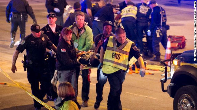 A driver trying to avoid a police check for drunk driving killed at least two people last night in Austin's SXSW festival. Photo: ##http://www.cnn.com/2014/03/13/us/texas-sxsw-crash/##CNN##