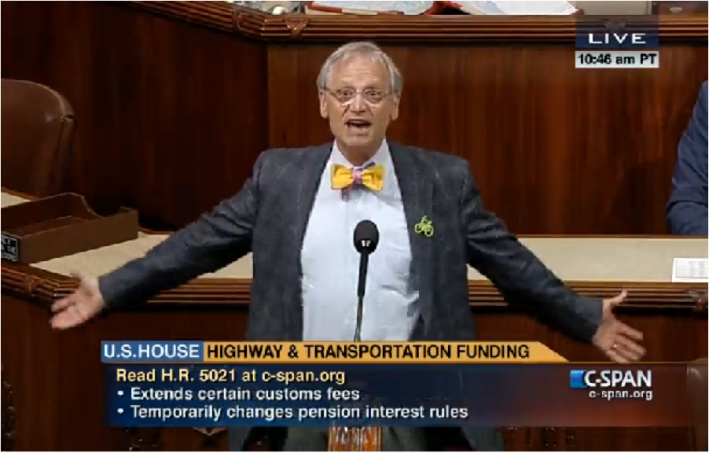 Rep. Earl Blumenauer was one of just 10 Democrats to reject the House extension.