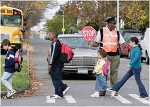 Crosswalks and adult supervision are two ingredients in keeping kids safe from both traffic and violence. ##https://www.dot.ny.gov/safe-routes-to-school##NY DOT##