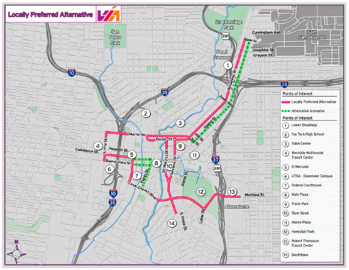 Click to enlarge. Image: VIA Metro Transit
