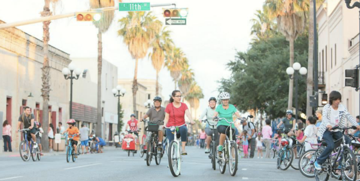 Brownsville, Texas' open streets events CycloBia has been a huge success. Photo: CycloBia Brownsville