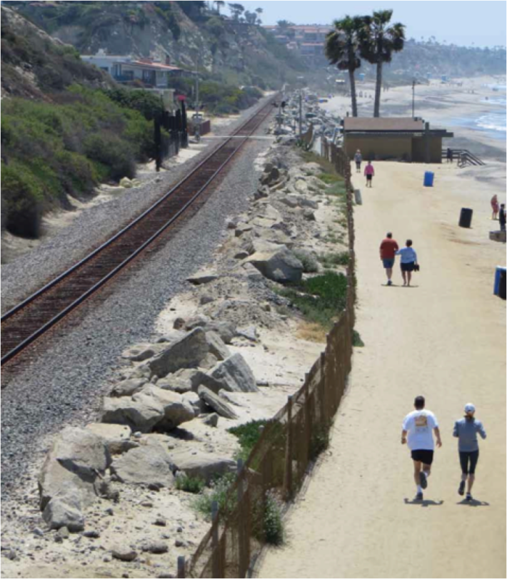 I have the chance to walk San Clemente, California's rail-trail