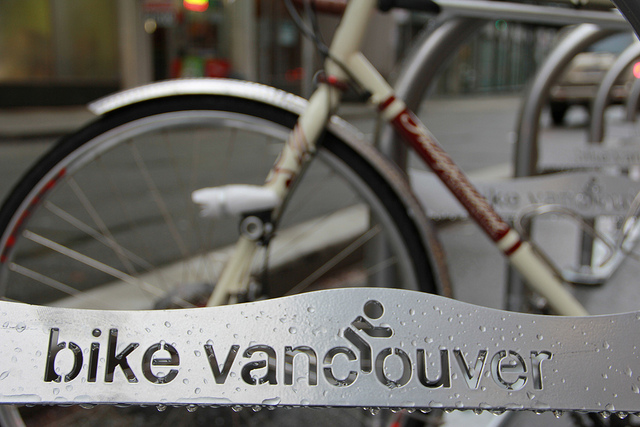 Vancouver, land of the 5 percent bicycle mode share. Photo: ##https://www.flickr.com/photos/pwkrueger/5248539286/in/photostream/##Paul Krueger/flickr##