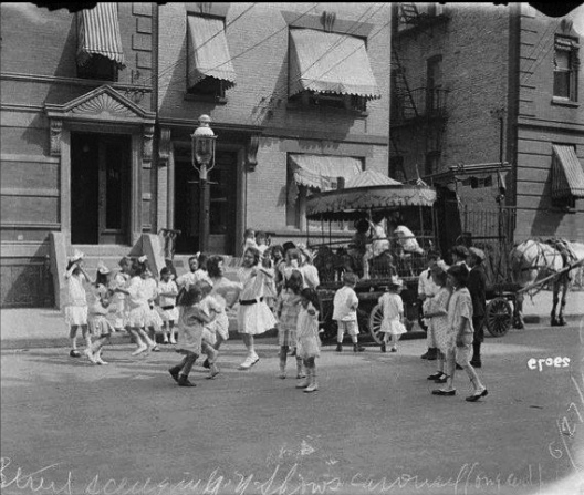 It used to be normal to play in the streets. We're just one revolution away from being able to do that again. Photo via Peter Norton