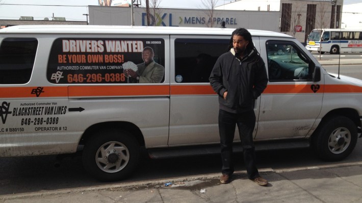New York City's dollar vans and other vanpool and ride-sharing options do a better job appealing to low-income residents, often serving specific ethnic communities. Photo: ##http://mashable.com/2014/04/10/dollar-vans-new-york/##Mashable##