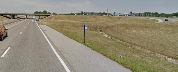 This bus stop in the St. Louis suburb of Lindbergh was the overwhelming favorite for sorriest bus stop. Photo: NextSTL