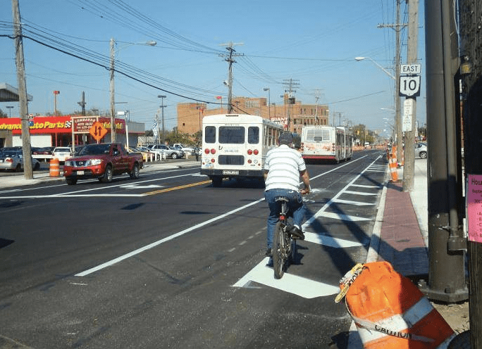 This Cleveland cyclist hasn't gotten the memo about how biking in traffic is
