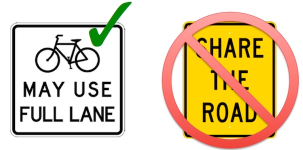 Image: ##http://www.bikede.org/2015/08/29/share-the-road-is-a-problem/##Bike Delaware##