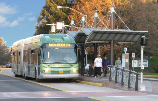 Bus rapid transit can spur private investment in cities, but it needs to have features that help make it "fixed," like dedicated lanes and level boarding platforms. Image: University of Arizona