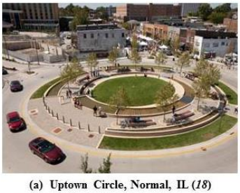 A "shared space" in Normal, Illinois. Image: TRB