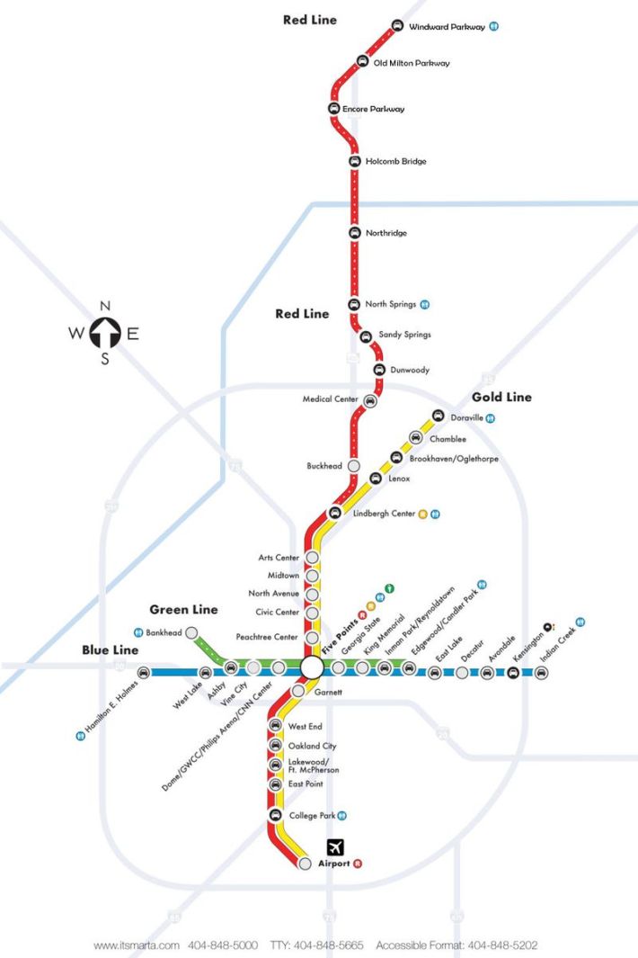 Extending commuter rail to Alpharetta would have been very expensive. Image: MARTA via Curbed