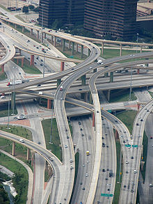 Dallas' "High Five" Interchange. Photo: Wikipedia