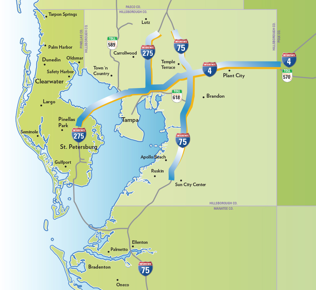 This is what $6 billion in highway projects looks like. Map: FDOT