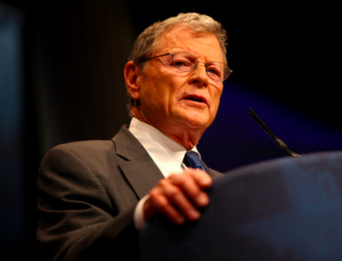 Senator Jim Inhofe (OK) is chair of the Committee on the Environment and Public Works. Photo: Gage Skidmore