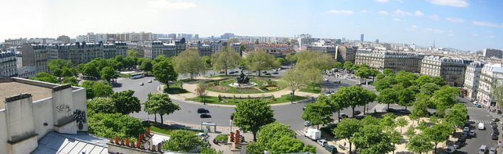 Paris' Plaza de Nation will be redesigned to emphasize pedestrian space. Photo: Wikipedia