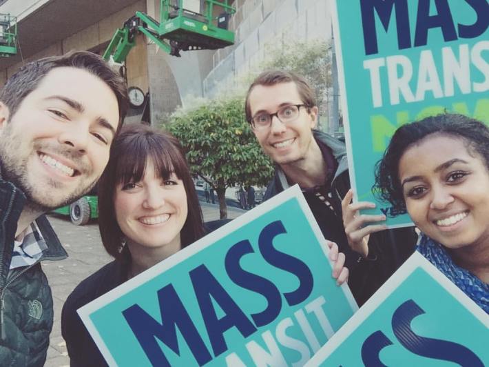 Transit backers had a stellar night in local elections, but the Trump win brings funding uncertainty. Photo: Seattle Chamber