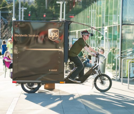 Deliveries by e-trike: Now happening in Portland. Photo: Bike Portland