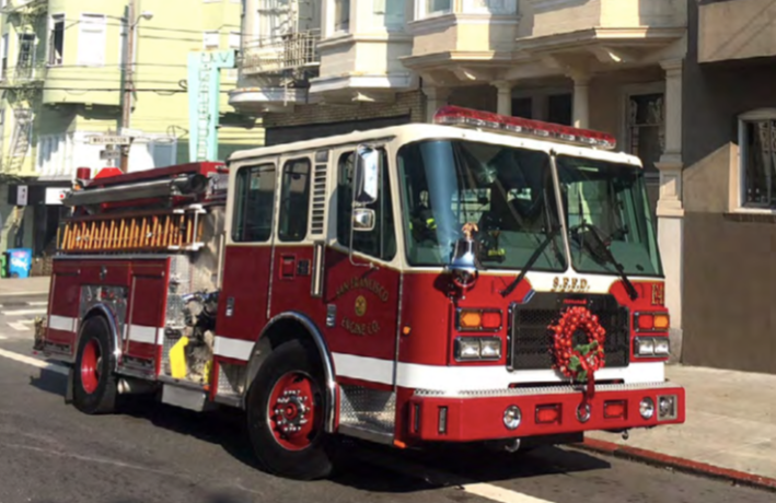 San Francisco's smaller, more maneuverable fire truck. Photo: NACTO