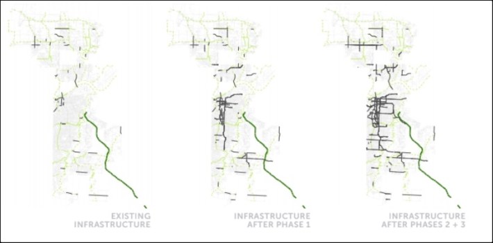 Kansas City's Bike Plan calls for adding about 600 miles of bike facilities. Image: KC Bike Master Plan