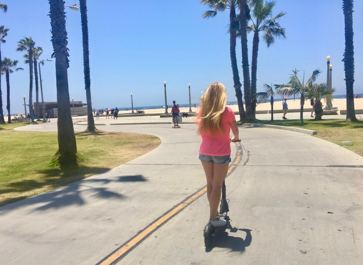 Santa Monica council members voted to extend its electric scooter pilot after the city recorded 2.7 million trips over a 12 month period. Image: Steve Jurvetson