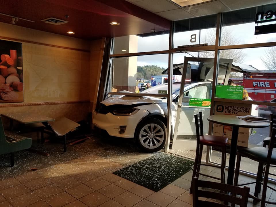 Cars should not crash into buildings