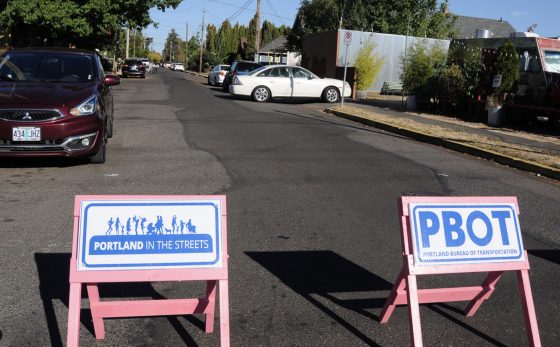 Portland already has a robust block party permit program. Photo: Jonathan Maus/Bike Portland.