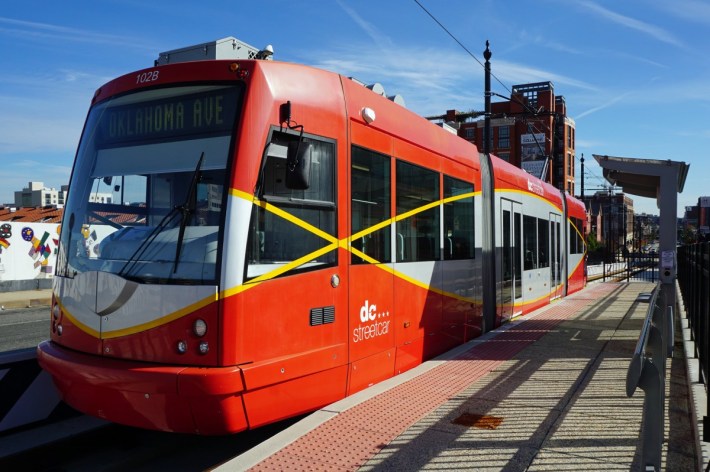 The DC Streetcar is lighter on the retro tourist trappings — but still doesn't center the needs of locals, researchers found. Source: GG Wash