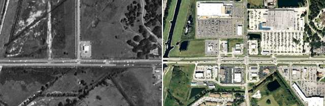 U.S. 441 in St. Cloud, Fla. in 1999 and 2005
