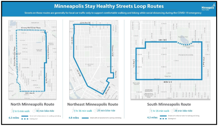 Minneapolis' "Stay Healthy Streets" weren't technically superblocks — but they did inadvertently demonstrate how US cities might experiment with the idea.