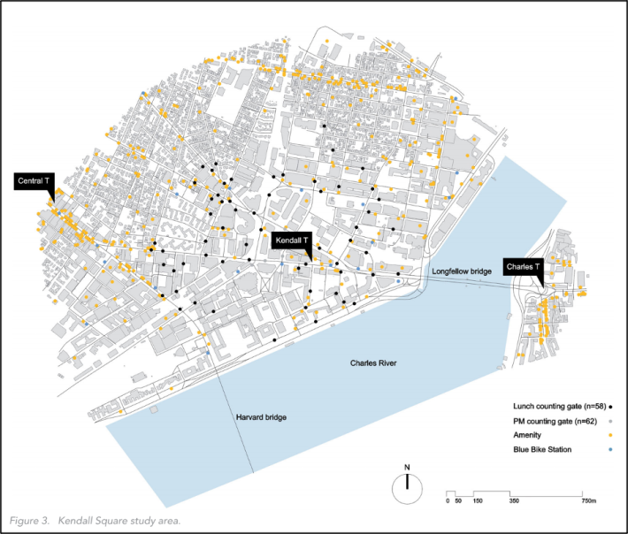 The study area against which Sevstuk calibrated his model. Source: JAPA.