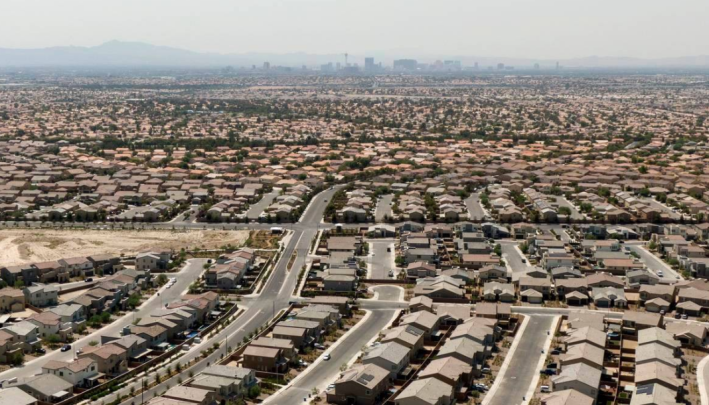 Sprawling subdivisions outside of Las Vegas. Source: Las Vegas Review Journal