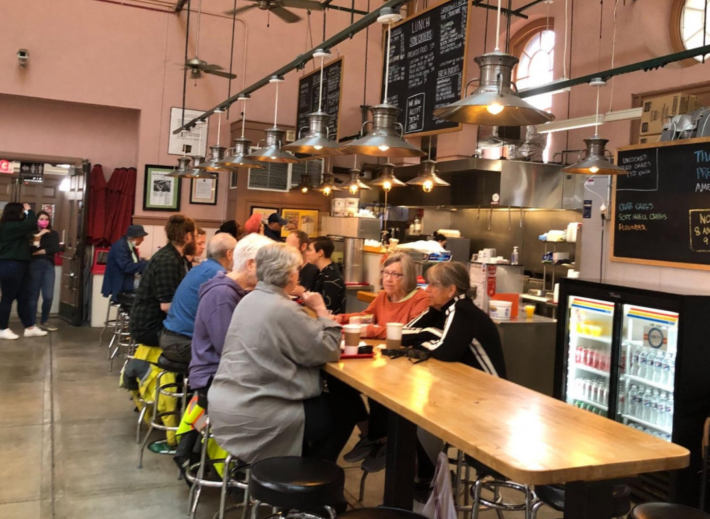 Weekday brunch at Eastern Market. Photo: Caitlin Rogger