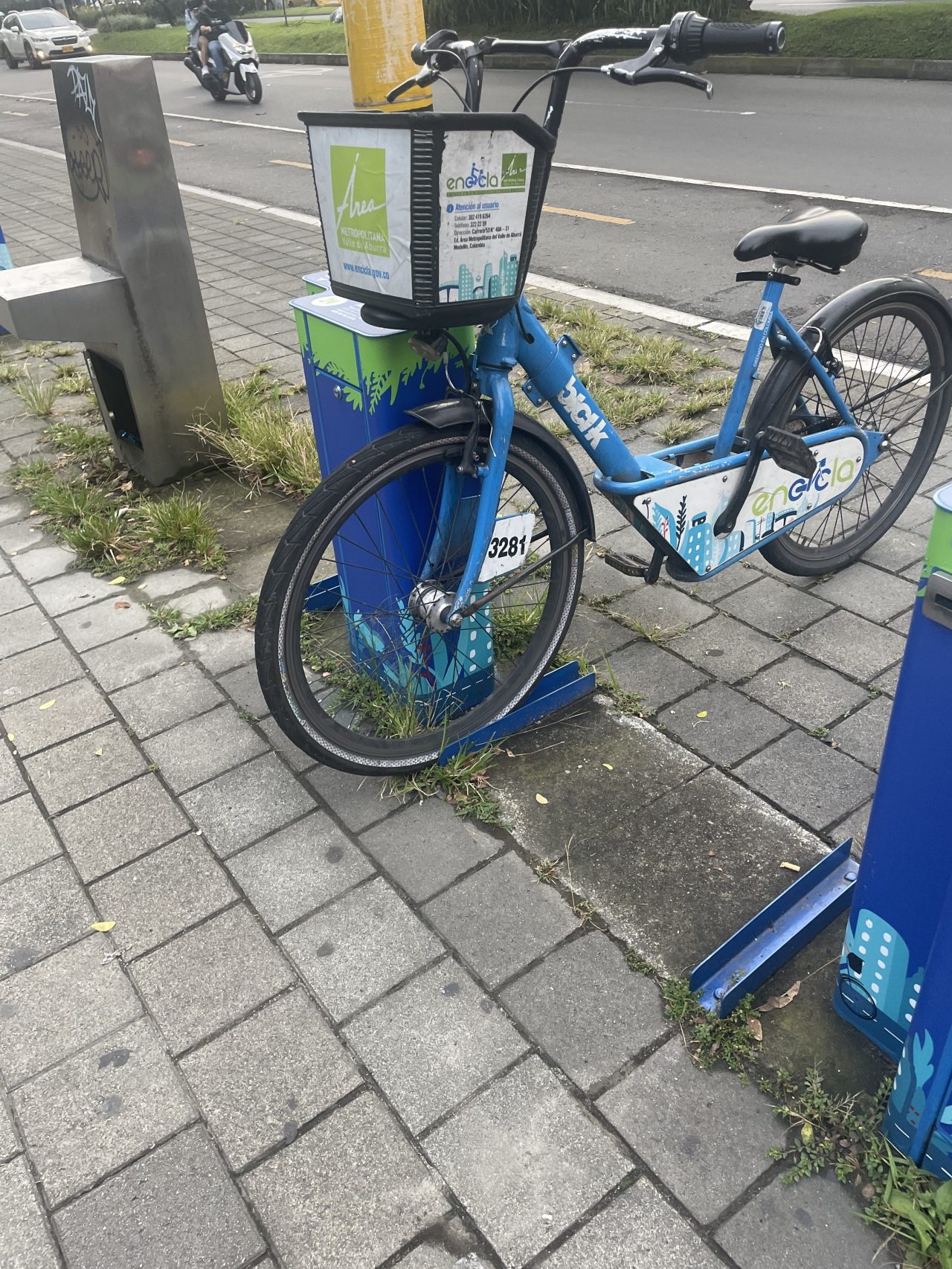 A free bikeshare vehicle I couldn't ride.