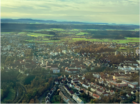 Effective land use controls not only prevent development from sprawling into the German countryside but ensure that most destinations are close at hand in the town center, as in Rottweil shown here.