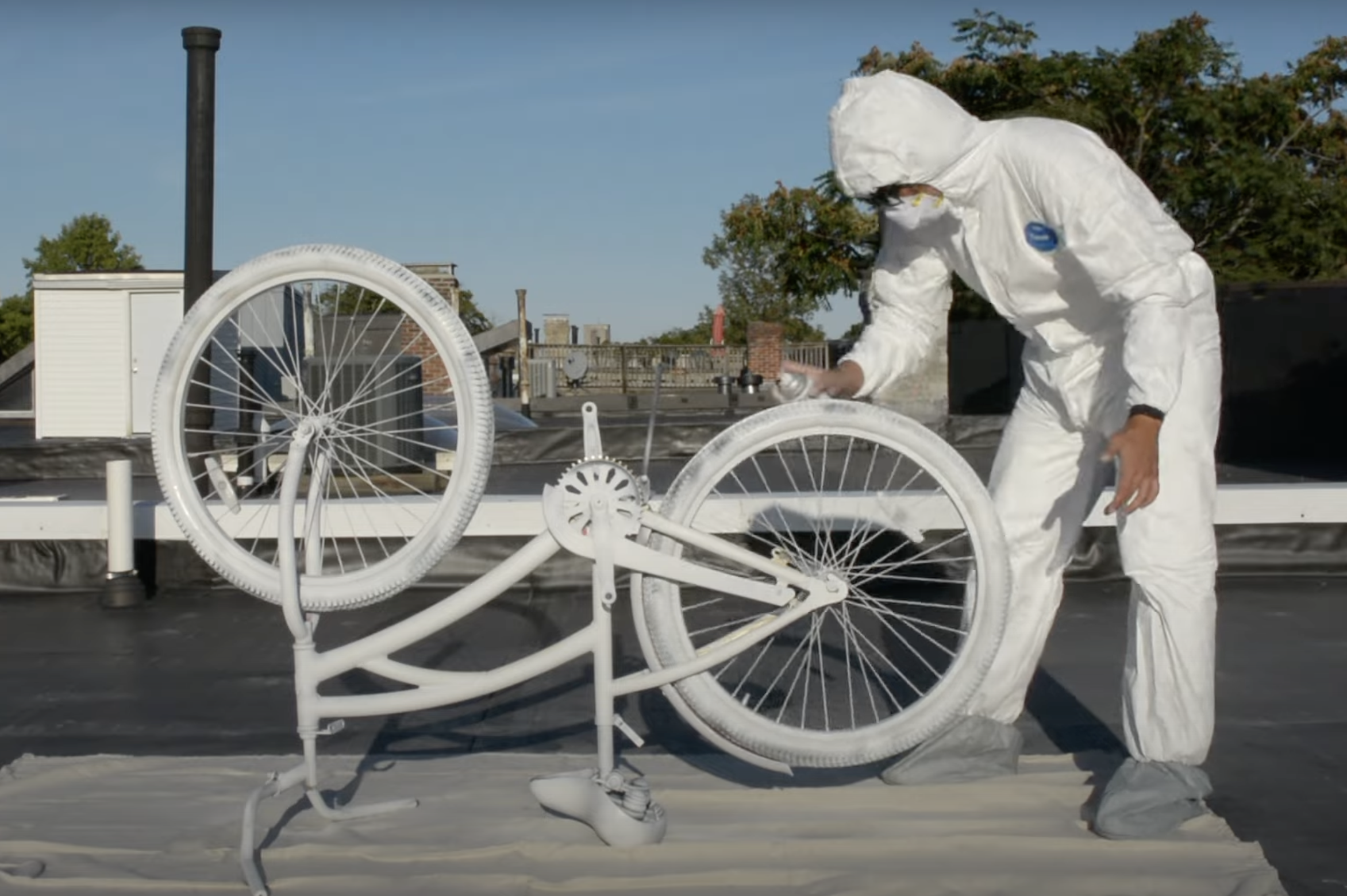 photo of Friday Video: How (and Why) To Paint a Ghost Bike image