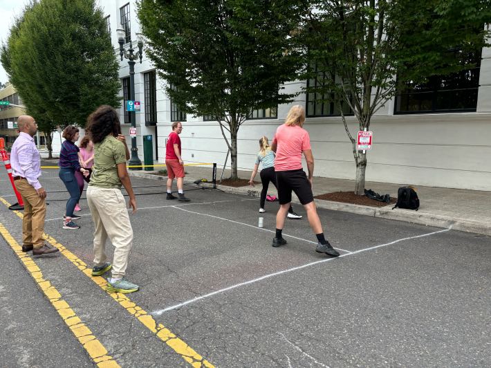 Zumba Class in Portland, Oregon.