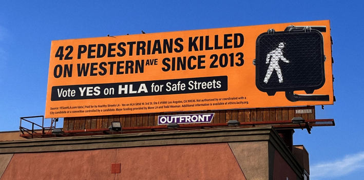 Measure HLA Billboard. Photo by Josh Vredevoogd